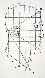 Illusztráció a "Divina Proportione"-ből, Luca Pacioli (kb. 1445-1517), eredetileg pub. Velence, 1509 alkotó: Leonardo da Vinci